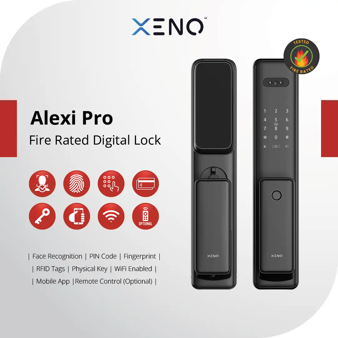 Xeno Alexi Pro Fire Rated Digital Door Lock