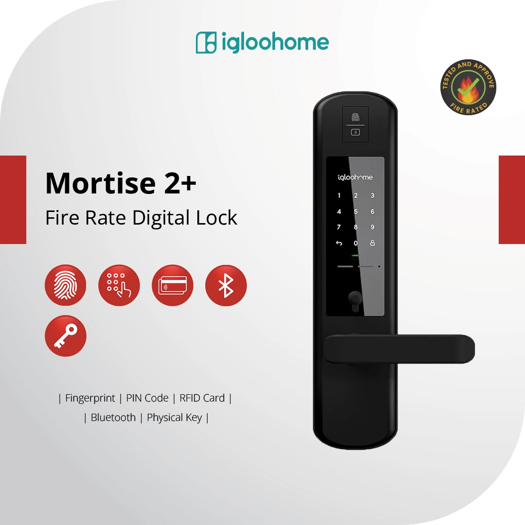 Igloohome Mortise 2+ Fire Rated Door Lock