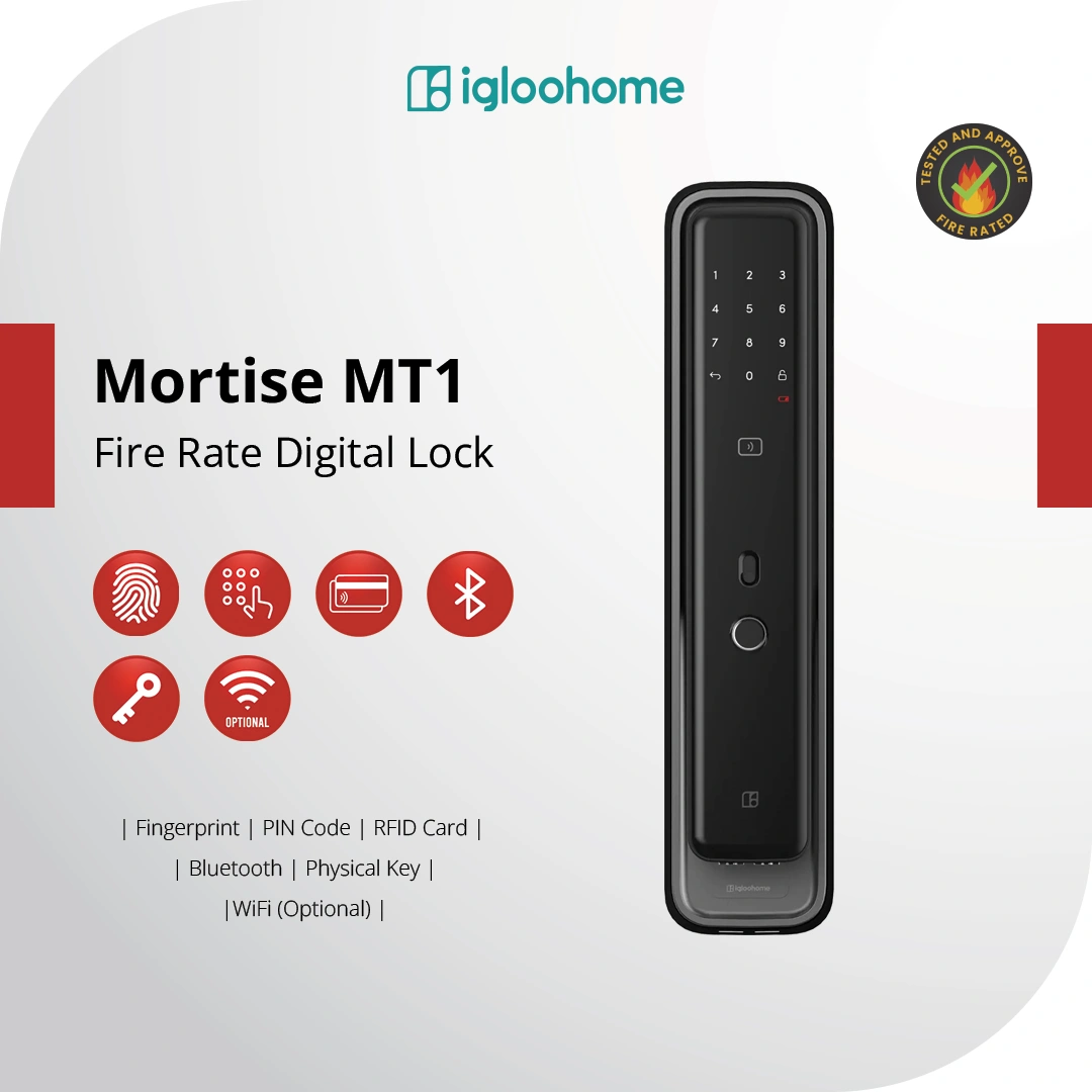 Igloohome Mortise MT1 Fire Rated Door Lock