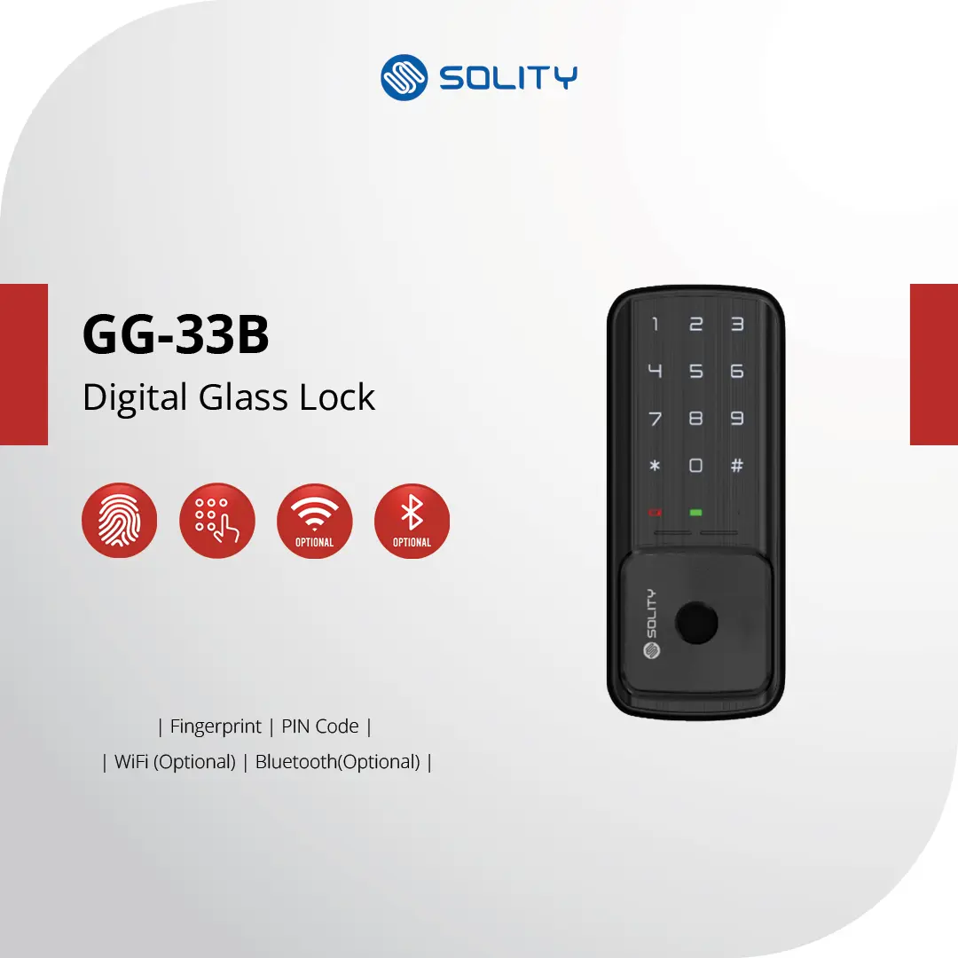 Solity GG-33B Glass Lock