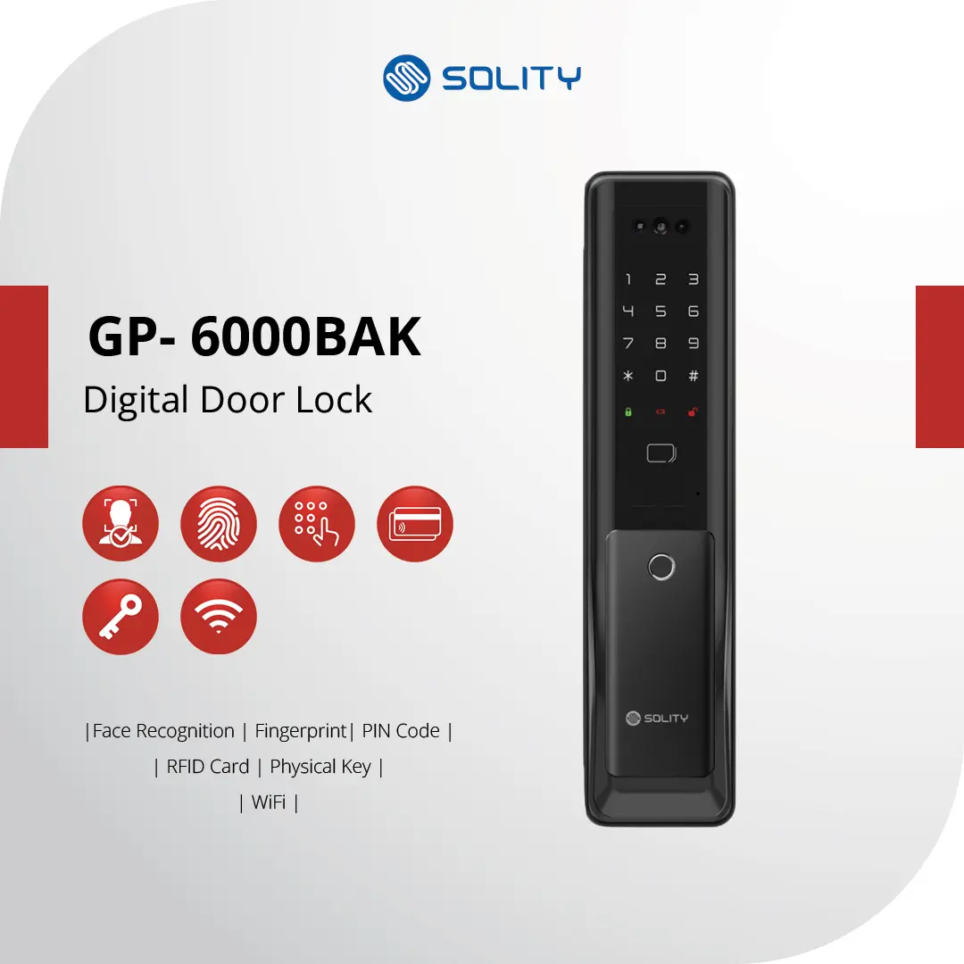 Solity GP-6000BAK Digital Door Lock